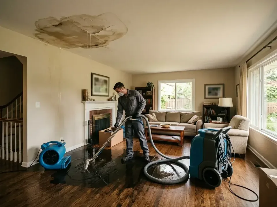 attic-pipe-burst-ceiling-drip-008 — frequently asked questions, Water Damage Restoration & Carpet Care in Strasburg, VA